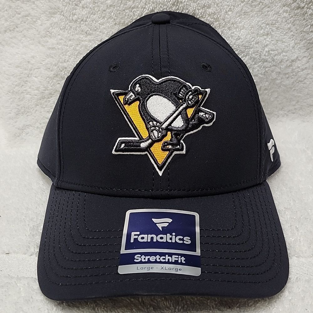 Fanatics Pittsburgh Penguins SATEEN L/XL Stretchfit Hat - New